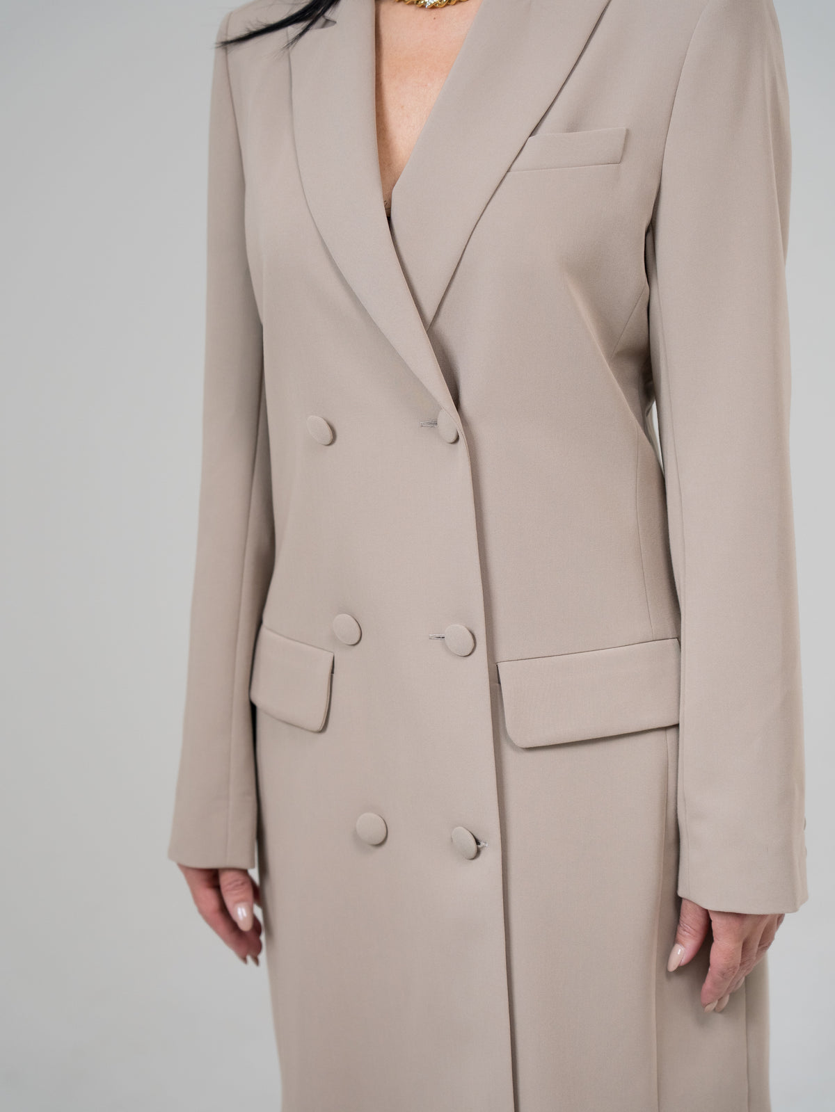 Entelier Abito a Giacca Beige