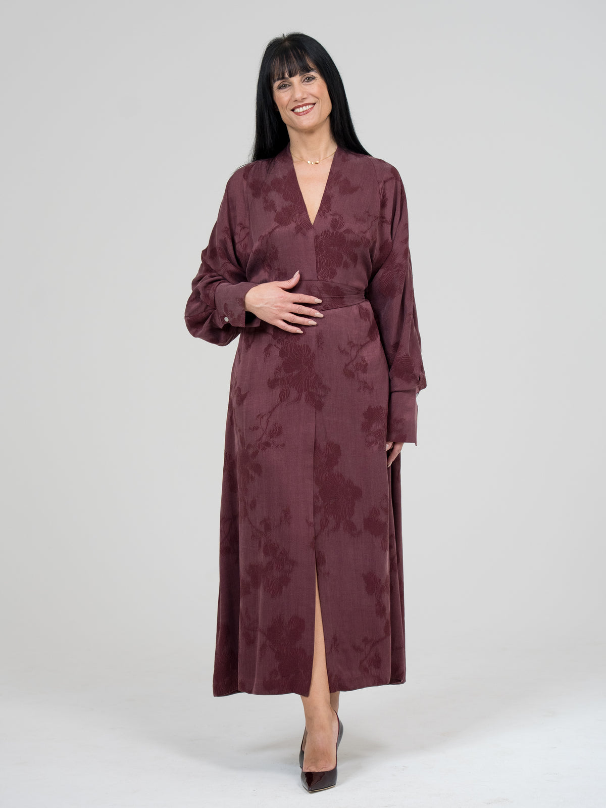 Eikoai Abito Freya Kimono Bordeaux