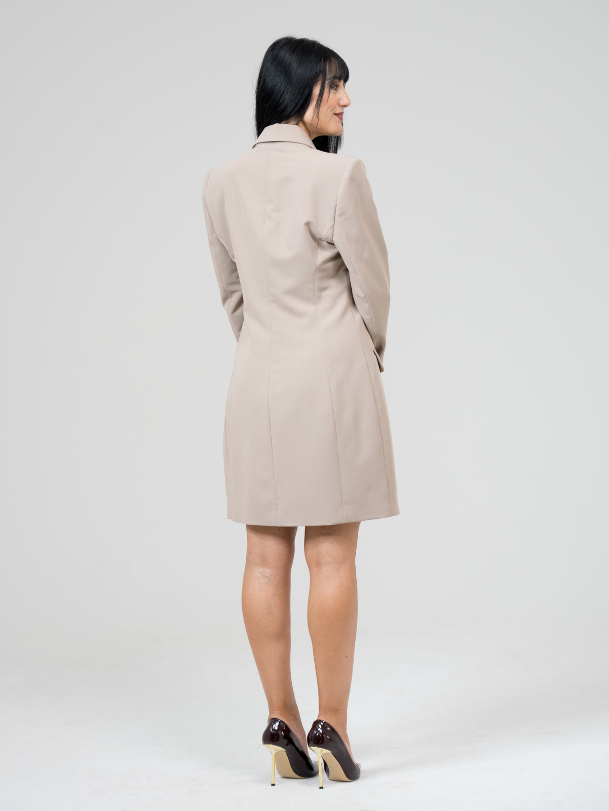 Entelier Abito a Giacca Beige