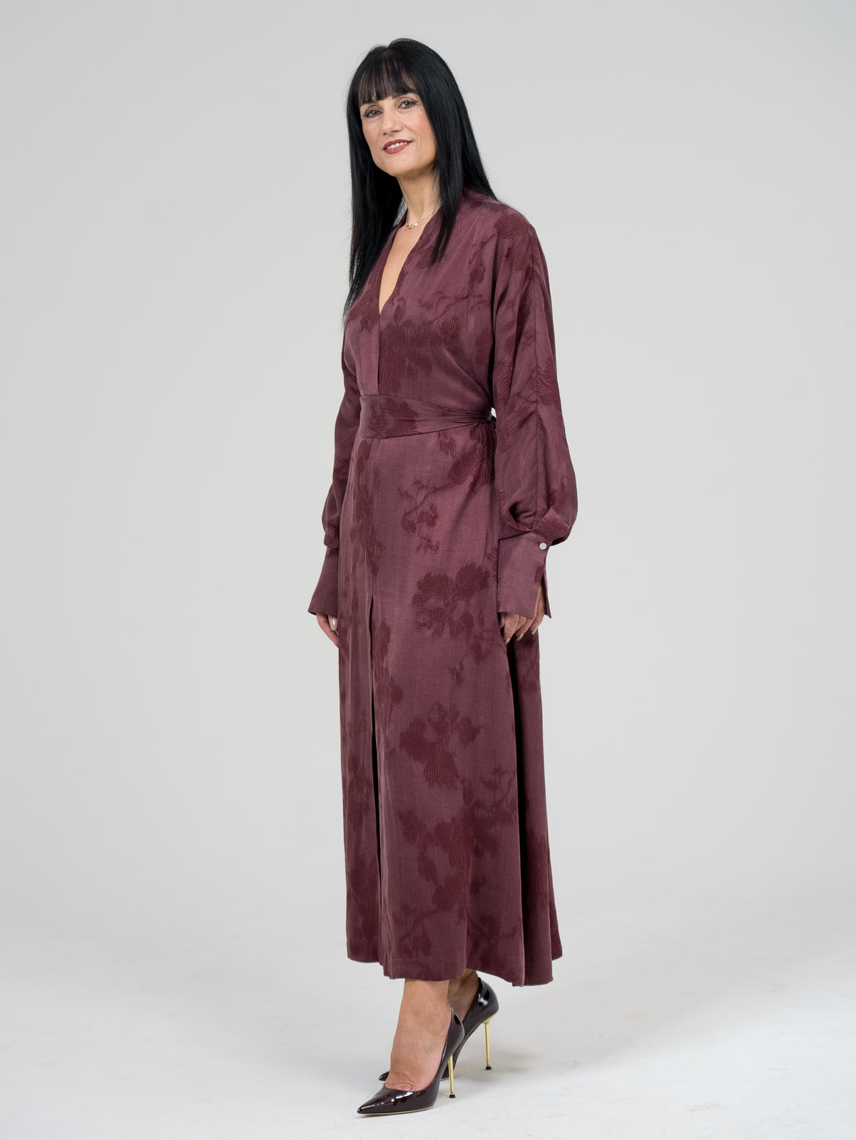 Eikoai Abito Freya Kimono Bordeaux